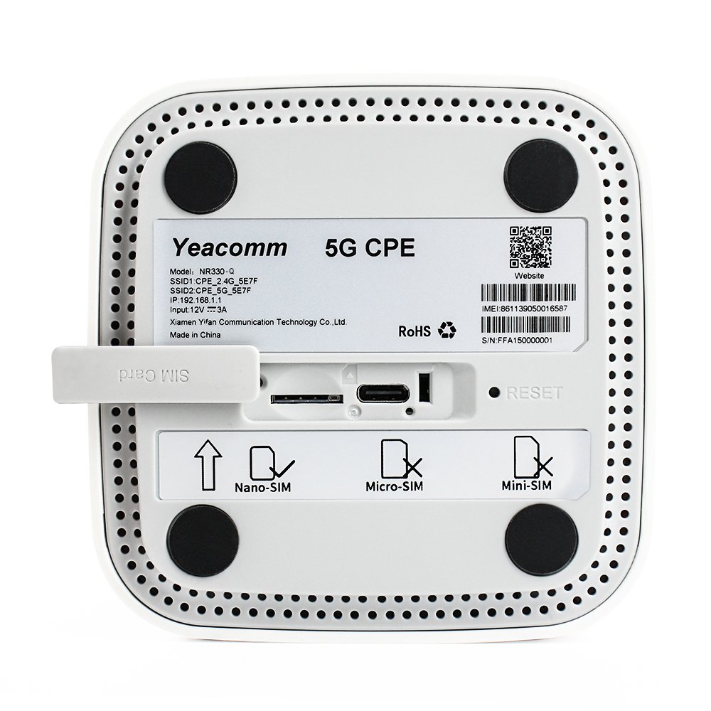 NR330 CE certification mobile 5g/LTE cpe pro wifi Yeacomm wifi6 router RV mobile modem Morocco Orange Maroc Telecom Inwi